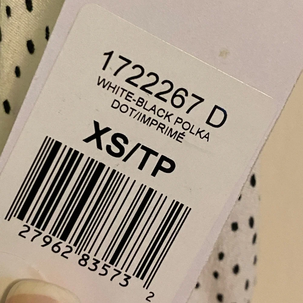 NWT  White and Black Polka Dot Mini Dress - Picture 4 of 8